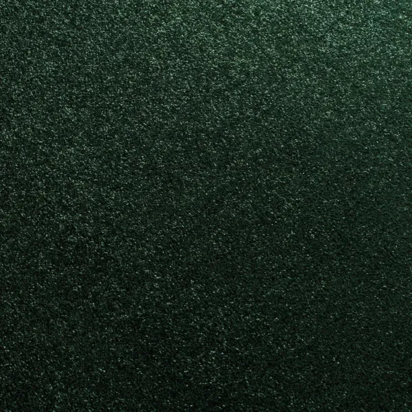 JAB Amaze 836 dunkelgrün – quadratische Draufsicht Velours-Teppichboden in dunkelgrün